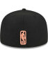 Фото #2 товара Men's Black Miami Heat Floral Side 59FIFTY Fitted Hat