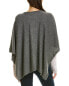Amicale Cashmere Poncho Women's Grey