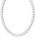 ფოტო #4 პროდუქტის Rhodium-Plated Millenia All-Around Necklace, 15" + 2" extender