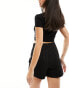 Stradivarius tailored skort in black pinstripe 34 - фото #8