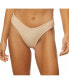 Фото #1 товара Women's Crinkle Lurex Reversible V Front Classic Bikini Bottom