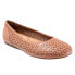 Фото #2 товара Softwalk Sonoma S1862-750 Womens Brown Extra Wide Ballet Flats Shoes