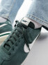 Nike Cortez men's suede trainers in dark green