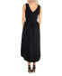 Фото #2 товара Women's Sleeveless Fit and Flare High Low Dress