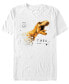 Фото #1 товара Men's Jurassic World Geometric Trex T-shirt