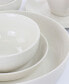 Laura 32 Piece Porcelain Dinnerware Set with 2 Serving Bowls