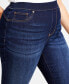 Фото #6 товара Trendy Plus Size Pull-On Skinny Ankle Jeans