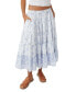 Фото #1 товара Women's Full Swing Printed Tiered Midi Skirt