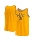 Men's Gold San Diego Padres Bet Tank Top Gold, Heather Gray, S - фото #1