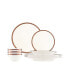 Copper Line 12 Piece Dinnerware Set, Service for 4