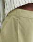 Threadbare linen blend shorts in green