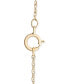 ფოტო #5 პროდუქტის Diamond Elephant 18" Pendant Necklace (1/10 ct. t.w.) in 10k Gold, Created for Macy's