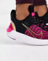 Nike Running Free Run FK NN trainers in black and fierce pink