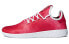 Фото #1 товара Pharrell Williams x adidas originals Tennis Hu 浅猩红 / Кроссовки Pharrell Williams x Adidas Originals Tennis Hu (DA9615)