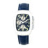 Фото #2 товара Мужские наручные часы с синим кожаным ремешком Chronotech CT7359-03 ( 35 mm)