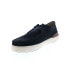 Фото #4 товара Clarks Court Lite Wally 26164906 Mens Black Suede Oxfords Casual Shoes 8