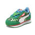 Фото #2 товара Puma Cocome X Future Rider Toddler Boys Green Sneakers Casual Shoes 39374401