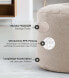 Pouf Hocker Sitzhocker Webstoff Ø 60cm