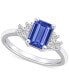 ფოტო #1 პროდუქტის Tanzanite (1-5/8 ct. t.w.) & Diamond (1/5 ct. t.w.) Ring Set in 14k Gold