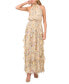 ფოტო #4 პროდუქტის Women's Sleeveless Cascade-Ruffle Maxi Dress