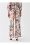 Фото #13 товара Брюки женские LC WAIKIKI Classic с широкими низами, цветочным узором