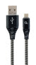 Фото #1 товара Кабель Gembird CC-USB2B-AMMBM-1M-BW - 1 м - Micro-USB B - USB A - USB 2.0 - 480 Mbit/s - Черный - Белый