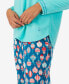 Фото #4 товара Пижама Cuddl Duds женская 2-х предметная флисовая с рисунком