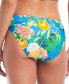 Women's Tropical-Print Shirred-Side Hipster Bikini Bottoms, Created for Macy's