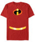 Disney Pixar Men's Incredibles Logo Suit Costume Short Sleeve T-Shirt Красный, L - фото #1