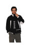 Men's Sherpa Fleece Jacket Black / White