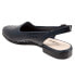 Фото #5 товара Trotters Lena T2009-400 Womens Black Leather Slip On Slingback Flats Shoes 6.5