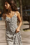 Фото #3 товара Платье на бретелях с цветочным принтом ZARA