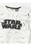 Фото #8 товара Пижама для мальчиков LCW Kids Star Wars Bisiklet Yaka с коротким рукавом, с шортами