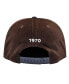 Фото #4 товара Men's Brown Paris Saint-Germain Cognac Snapback Hat