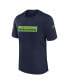 Men's College Navy Seattle Seahawks Sideline Player Performance T-Shirt Синий, XL - фото #2