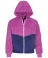 ფოტო #1 პროდუქტის Big Girls Colorblocked Faux-Sherpa Zip Jacket, Created for Macy's