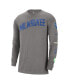 Фото #2 товара Men's Charcoal Milwaukee Bucks 2023/24 City Edition Max90 Expressive Long Sleeve T-shirt