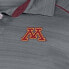 Фото #2 товара NCAA Minnesota Golden Gophers Men's Faded Striped Short Sleeve Polo Shirt - S