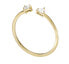 Фото #1 товара Кольцо Fossil Gold-Plated Open Crystal JF04359710