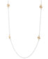 Two-Tone Knot Station 42" Strand Necklace