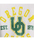 Фото #2 товара Women's White Oregon Ducks Contrast Boyfriend Raglan Thermal Long Sleeve T-Shirt