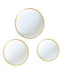 Фото #2 товара Golden Edge Canape Plates - Set of 3