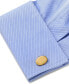 ფოტო #4 პროდუქტის Ox and Bull Trading Co. Rope Border Oval Engravable Cufflinks