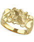 Фото #2 товара Nugget Statement Ring in 10k Gold