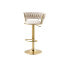 Barhocker FlowerDiana (2er Set) Beige / Gold - фото #8