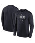 Фото #2 товара Men's Navy Detroit Tigers Authentic Collection Team Logo Legend Performance Long Sleeve T-shirt