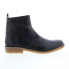 Fly London Riky RIKY039FLY-001 Mens Black Leather Slip On Casual Dress Boots