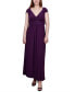 ფოტო #1 პროდუქტის Ruched Empire-Waist Maxi Dress