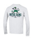 Фото #4 товара Men's White Notre Dame Fighting Irish Team Stack 3-Hit Long Sleeve T-shirt