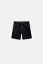 TRF MID-RISE DENIM BERMUDA SHORTS